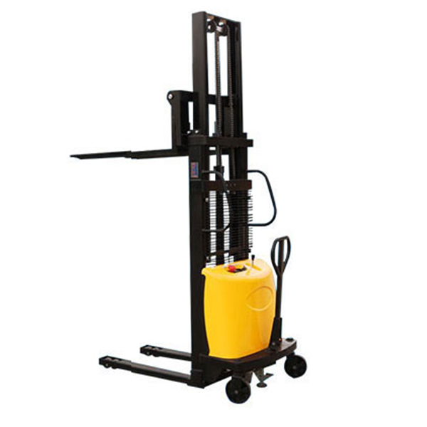 1ton forklift 1ton semi electric pallet stacker Rechargeable forklift stacker 3m lifting height 2ton